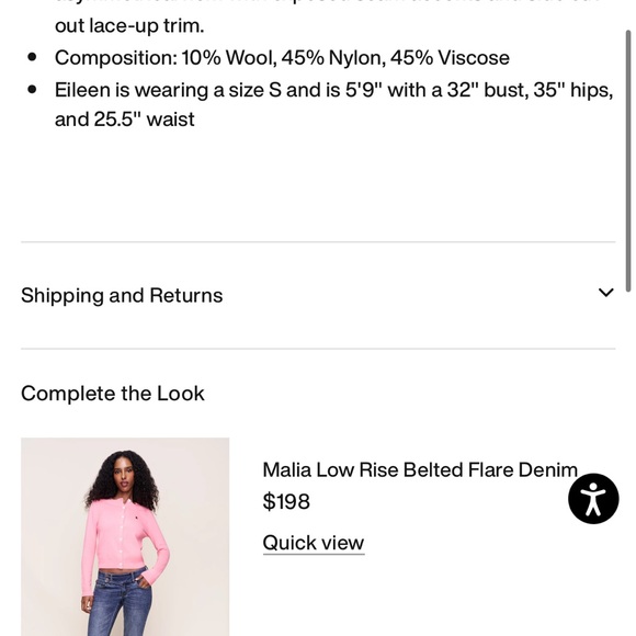 New Guizio- Soler Fold Over Knit Top - Picture 3 of 10